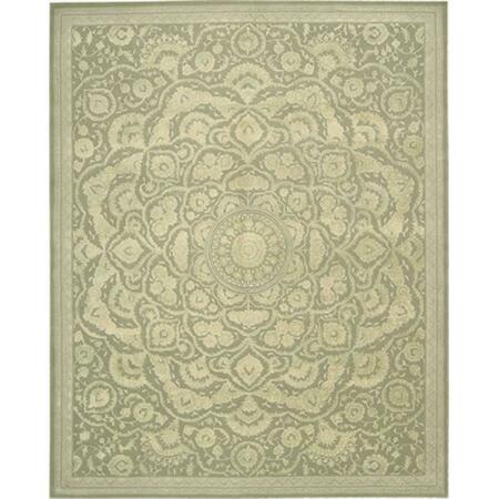 NOURISON Regal Area Rug Collection Green 3 Ft 9 In. X 5 Ft 9 In. Rectangle 99446052513